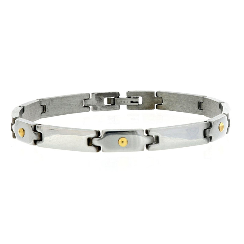 BRACCIALE CM 21 UOMO IN ACCIAIO MM 6