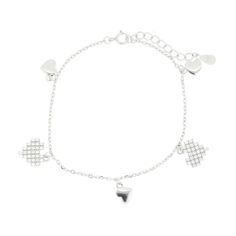 BRACCIALE CM 17+3 MISTI IN ARGENTO 925