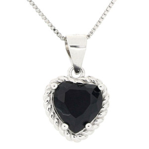 PENDENTE DUBAI IN ARGENTO 925 CUORE