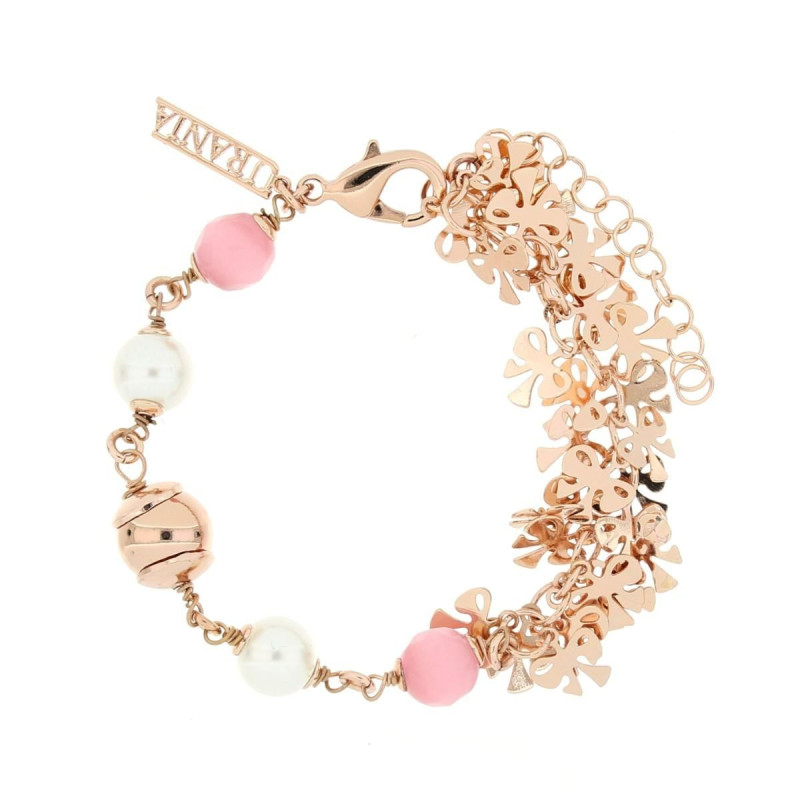 BRACCIALE "AMAZZONE" ROSE' IN OTTONE